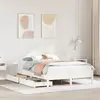 Image de vidaXL Cadre de lit sans matelas blanc 120x200 cm bois de pin massif