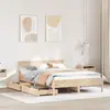 Image de vidaXL Cadre de lit sans matelas 140x190 cm bois de pin massif