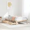 Image de vidaXL Cadre de lit avec tiroirs sans matelas 90x190 cm