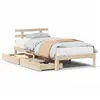 Image de vidaXL Cadre de lit avec tiroirs sans matelas 90x200 cm