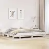 Image de vidaXL Cadre de lit sans matelas blanc 200x200 cm bois massif de pin