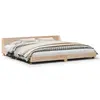 Image de vidaXL Cadre de lit sans matelas 200x200 cm bois massif de pin