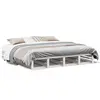 Image de vidaXL Cadre de lit sans matelas blanc 200x200 cm bois massif de pin