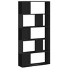 Image de vidaXL Bibliothèque 5 niveaux noir 80,5x23,5x162,5 cm bois ingénierie