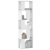 Image de vidaXL Bibliothèque 5 niveaux blanc 45x23,5x162,5 cm bois d'ingénierie