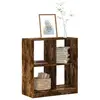 Image de vidaXL Bibliothèque chêne fumé 68,5x32x75 cm bois d'ingénierie