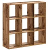 Image de vidaXL Bibliothèque vieux bois 102x32x102 cm bois d'ingénierie