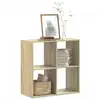 Image de vidaXL Bibliothèque chêne sonoma 68,5x32x68,5 cm bois d'ingénierie