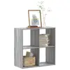 Image de vidaXL Bibliothèque sonoma gris 68,5x32x68,5 cm bois d'ingénierie