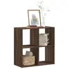 Image de vidaXL Bibliothèque chêne marron 68,5x32x68,5 cm bois d'ingénierie