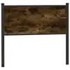 Image de vidaXL Tête de lit de remplacement chêne fumé 100 cm bois d'ingénierie et acier