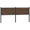 Image de vidaXL Tête de lit de remplacement chêne marron 180 cm bois d'ingénierie et acier