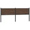 Image de vidaXL Tête de lit de remplacement chêne marron 190 cm bois d'ingénierie et acier