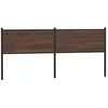 Image de vidaXL Tête de lit de remplacement chêne marron 200 cm bois d'ingénierie