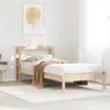 Image de vidaXL Cadre de lit sans matelas 90x200 cm bois de pin massif