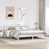 Image de vidaXL Cadre de lit sans matelas blanc 200x200 cm bois massif de pin