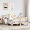 Image de vidaXL Cadre de lit sans matelas 120x190 cm bois de pin massif