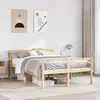 Image de vidaXL Lit pour personne âgée et tête de lit 120x190cm bois pin massif