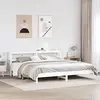 Image de vidaXL Cadre de lit sans matelas blanc 200x200 cm bois massif de pin