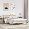 Image de vidaXL Cadre de lit sans matelas 140x190 cm bois de pin massif