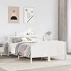 Image de vidaXL Cadre de lit sans matelas blanc 120x190 cm bois de pin massif