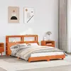 Image de vidaXL Cadre de lit sans matelas cire marron 150x200cm bois pin massif