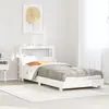 Image de vidaXL Cadre de lit sans matelas blanc 75x190 cm bois de pin massif