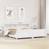 Image de vidaXL Cadre de lit sans matelas blanc 180x200 cm bois massif de pin