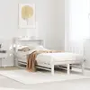 Image de vidaXL Cadre de lit sans matelas blanc 90x200 cm bois de pin massif