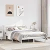 Image de vidaXL Cadre de lit sans matelas blanc 160x200 cm bois de pin massif