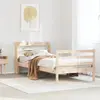 Image de vidaXL Cadre de lit avec tête de lit sans matelas 100x200 cm
