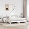 Image de vidaXL Cadre de lit sans matelas blanc 180x200 cm bois massif de pin