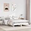 Image de vidaXL Cadre de lit sans matelas blanc 160x200 cm bois de pin massif