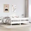 Image de vidaXL Cadre de lit sans matelas blanc 180x200 cm bois massif de pin