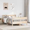 Image de vidaXL Cadre de lit sans matelas 160x200 cm bois massif de pin