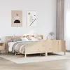 Image de vidaXL Cadre de lit sans matelas 180x200 cm bois massif de pin
