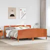 Image de vidaXL Cadre de lit sans matelas cire marron 180x200cm bois pin massif