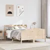 Image de vidaXL Cadre de lit sans matelas 135x190 cm bois de pin massif