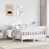 Image de vidaXL Cadre de lit sans matelas blanc 150x200 cm bois de pin massif