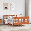 Image de vidaXL Cadre de lit sans matelas cire marron 150x200cm bois pin massif