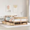 Image de vidaXL Cadre de lit sans matelas 150x200 cm bois de pin massif