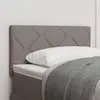 Image de vidaXL Tête de lit LED Taupe tissu