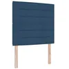 Image de vidaXL Tête de lit LED avec bandes LED Bleu 90 cm tissu