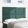 Image de vidaXL Tête de lit LED Vert foncé 160 cm Velours