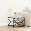Image de vidaXL Table basse Gris Sonoma 51 x 50 x 40 cm