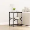 Image de vidaXL Table d'appoint Gris Sonoma 41 x 40 x 60 cm