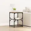 Image de vidaXL Table d'appoint Bois Ancien 41 x 40 x 60 cm