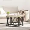 Image de vidaXL Table basse Chêne Sonoma 80 x 80 x 42 cm