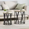 Image de vidaXL Table basse 2 pc Chêne Sonoma 50 x 50 x 50 cm