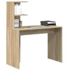 Image de vidaXL Bureau Chêne Sonoma 102 x 50 x 124 cm Bois d'ingénierie